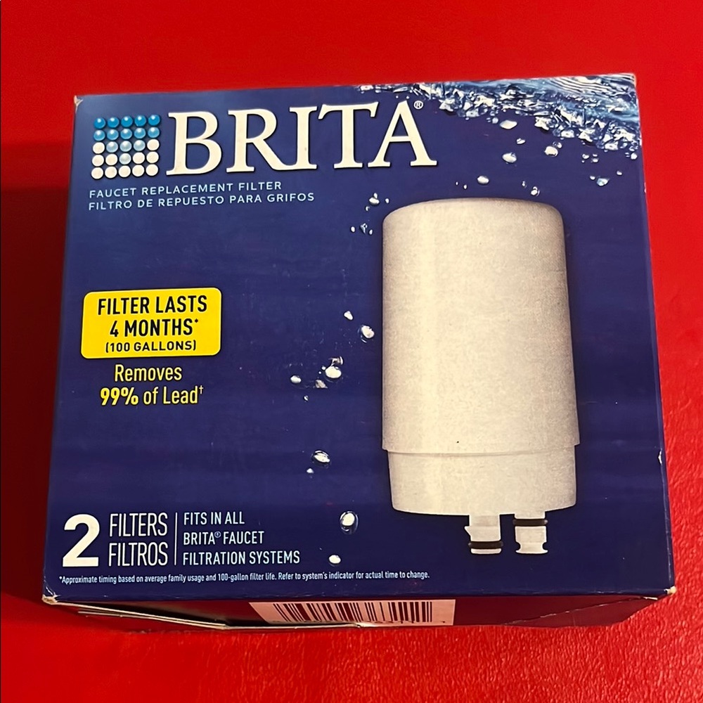 2 Brita White Faucet Filter Replacement